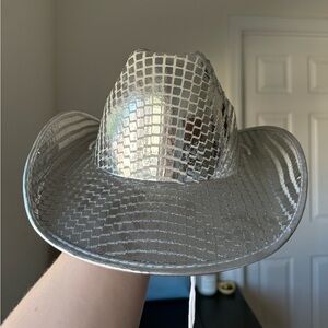 Silver Cowboy Hat